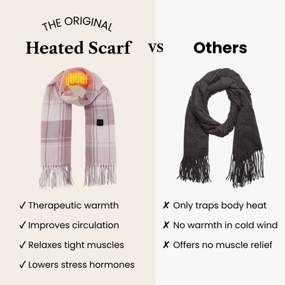 Heated Scarf – Rose Mist