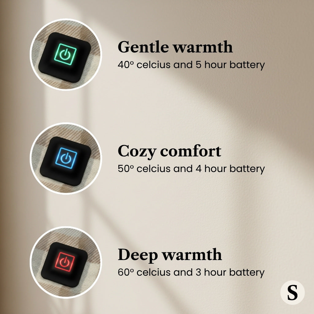 Heated Scarf - Ice Sand